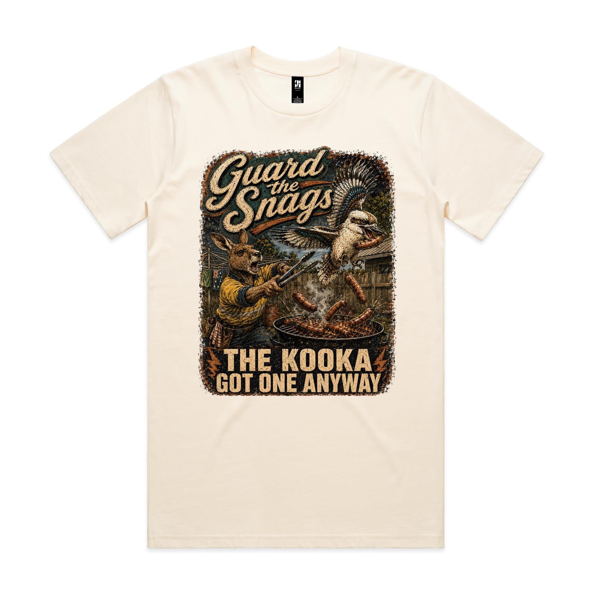 Guard the Snags | Kangaroo BBQ Tee