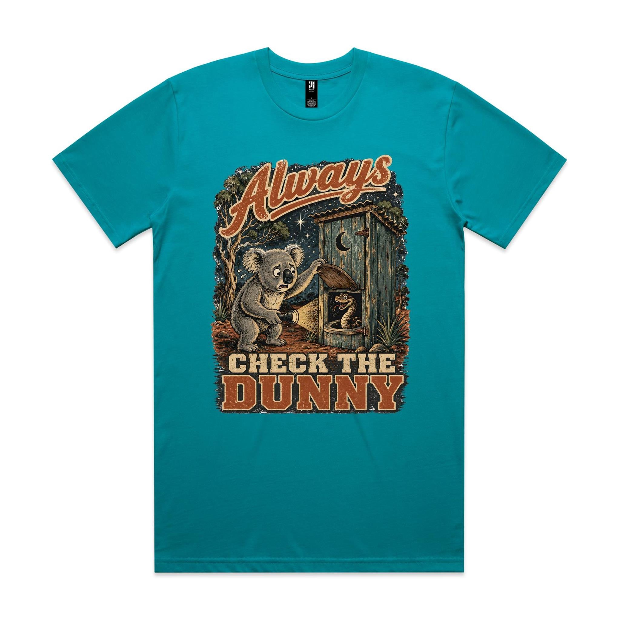 Always Check the Dunny — Koala Snake Tee
