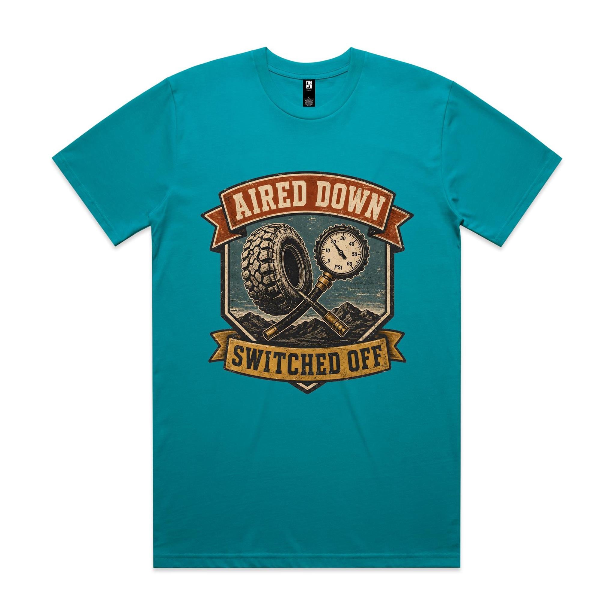 Aired Down, Switched Off — 4WD Tee