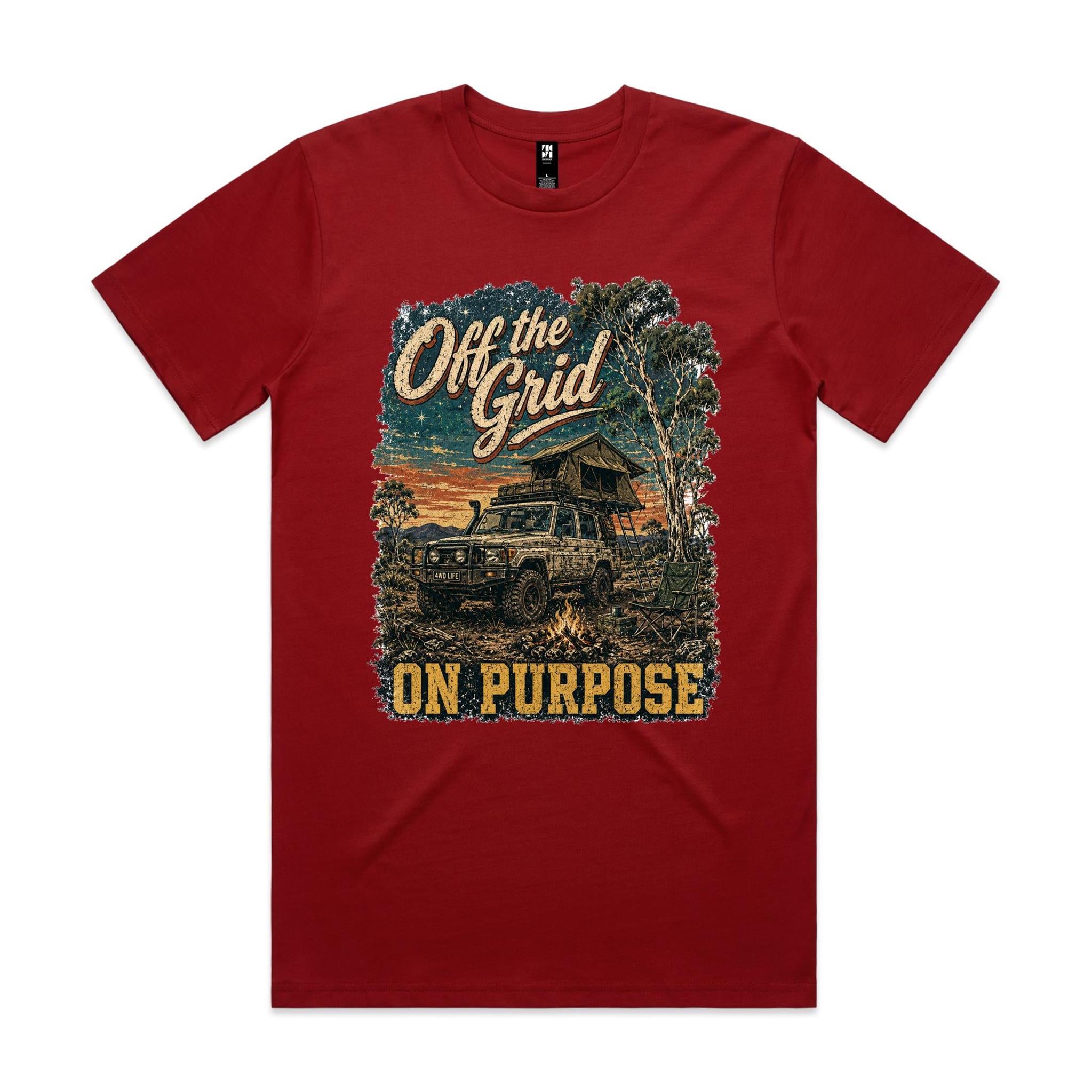 Off the Grid, On Purpose — 4WD Camping Tee