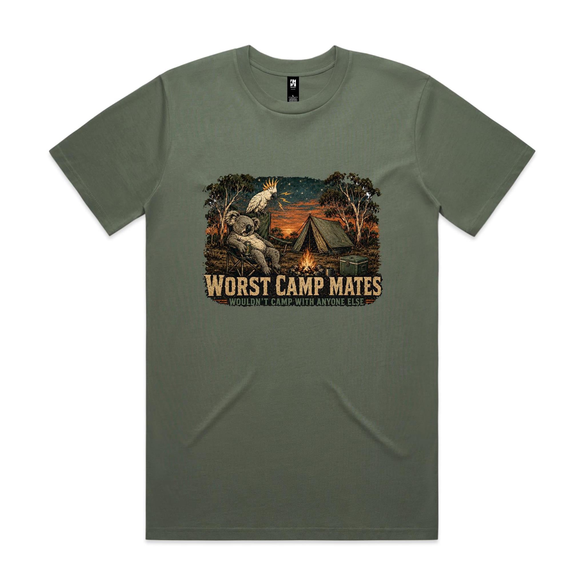 Worst Camp Mates — Wouldn't Camp With Anyone Else | Koala Cockatoo Tee