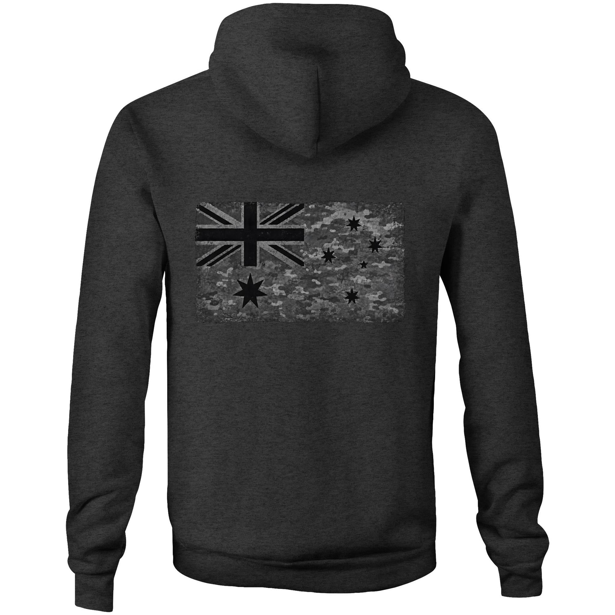 Australian Flag — Grey Camo | Hoodie