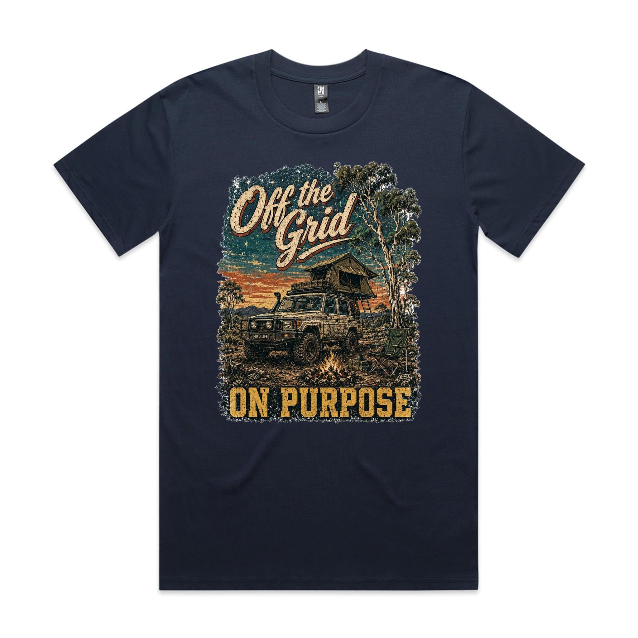 Off the Grid, On Purpose — 4WD Camping Tee