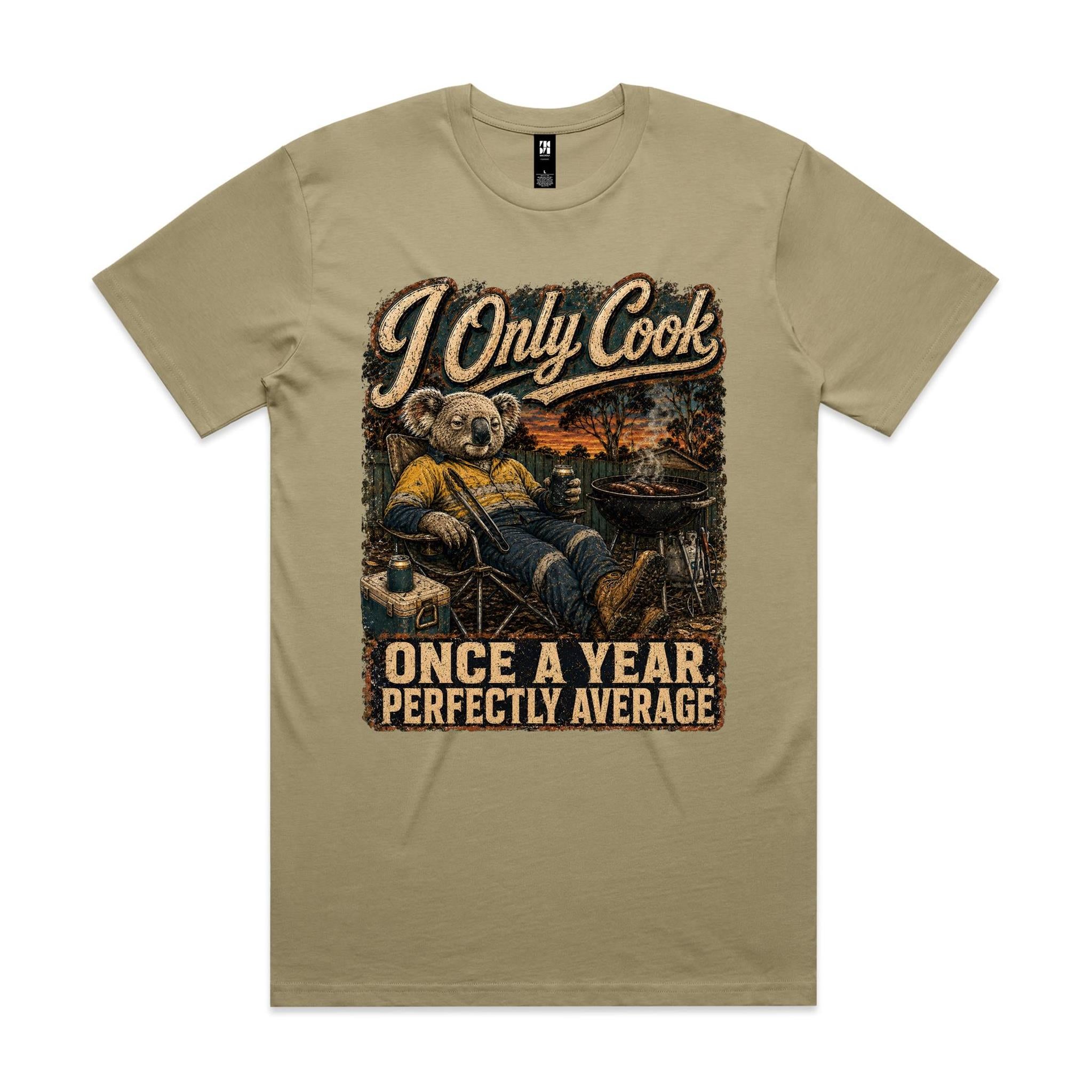 I Only Cook Once a Year | Koala BBQ Tee