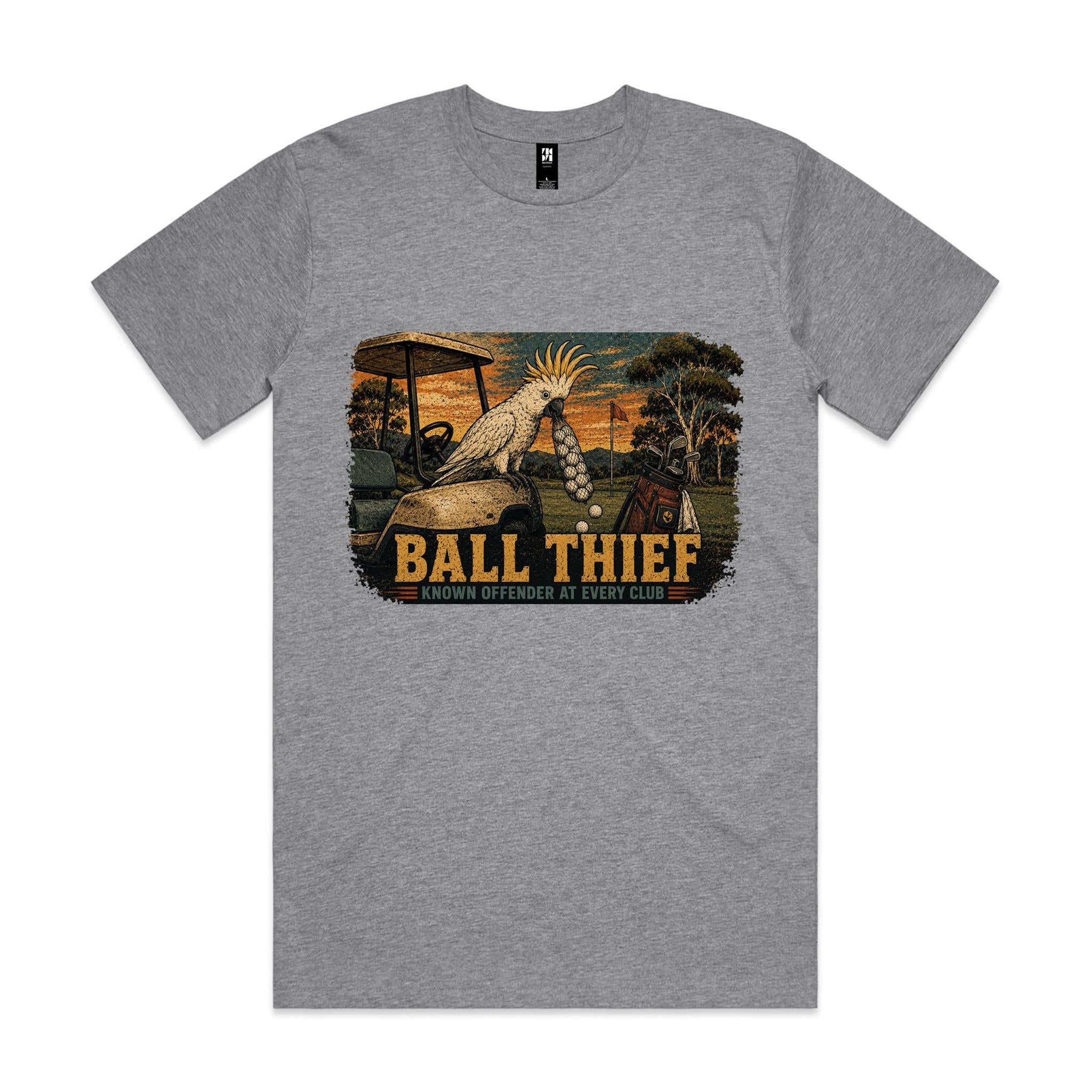 Ball Thief — Known Offender at Every Club | Cockatoo Golf Tee