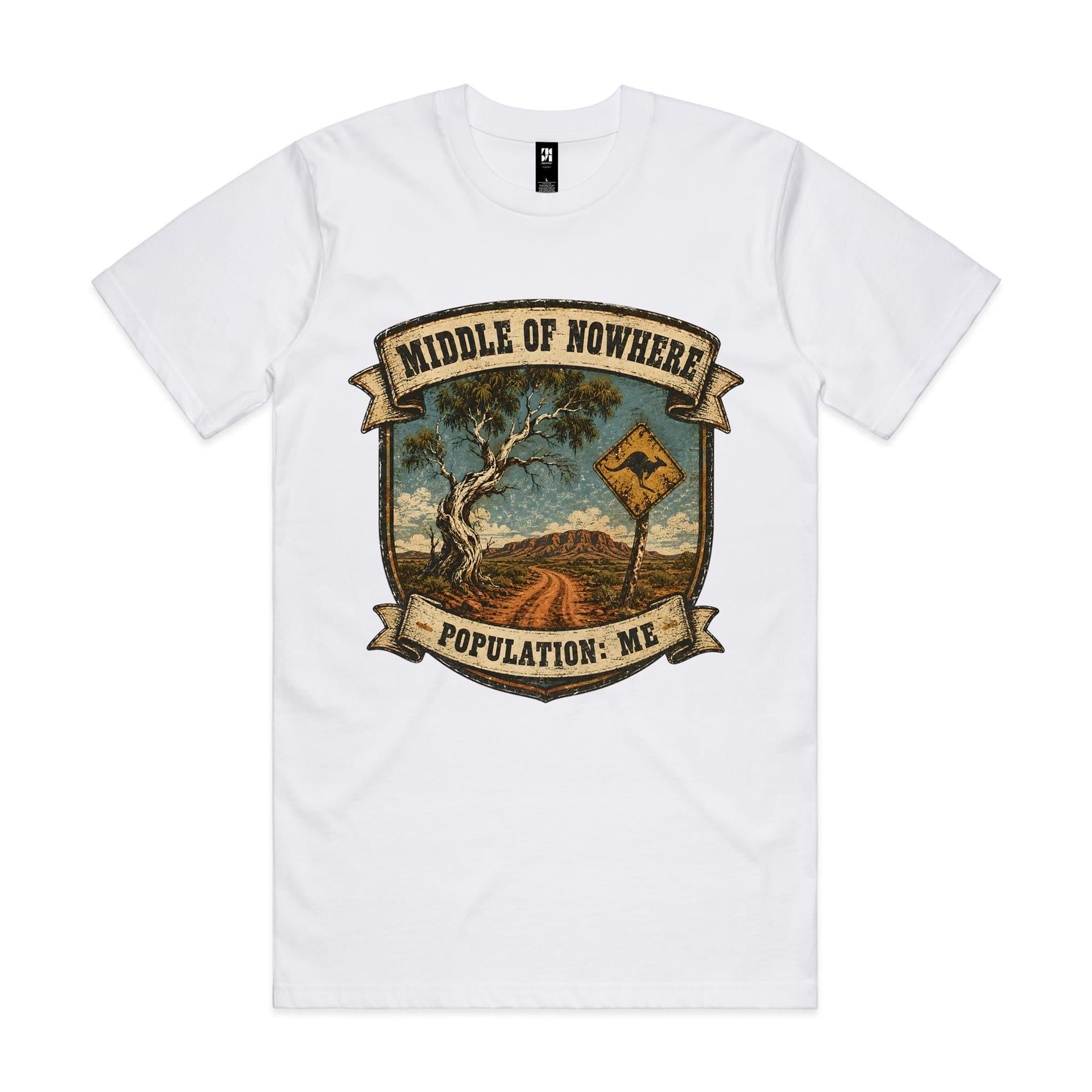 Middle of Nowhere, Population: Me — 4WD Tee