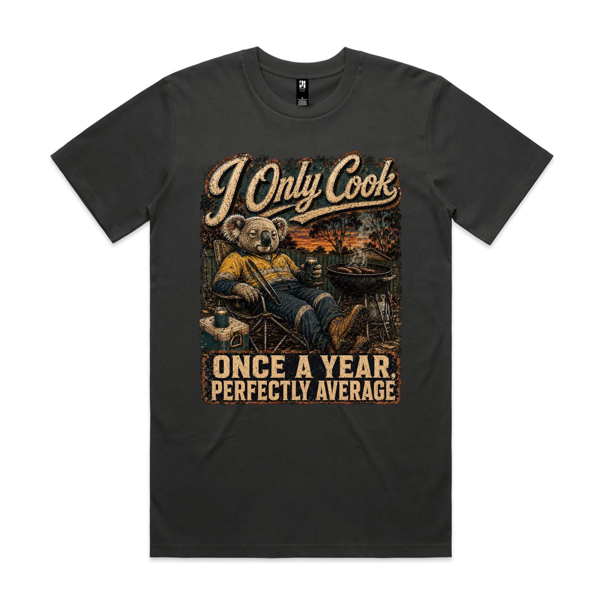I Only Cook Once a Year | Koala BBQ Tee