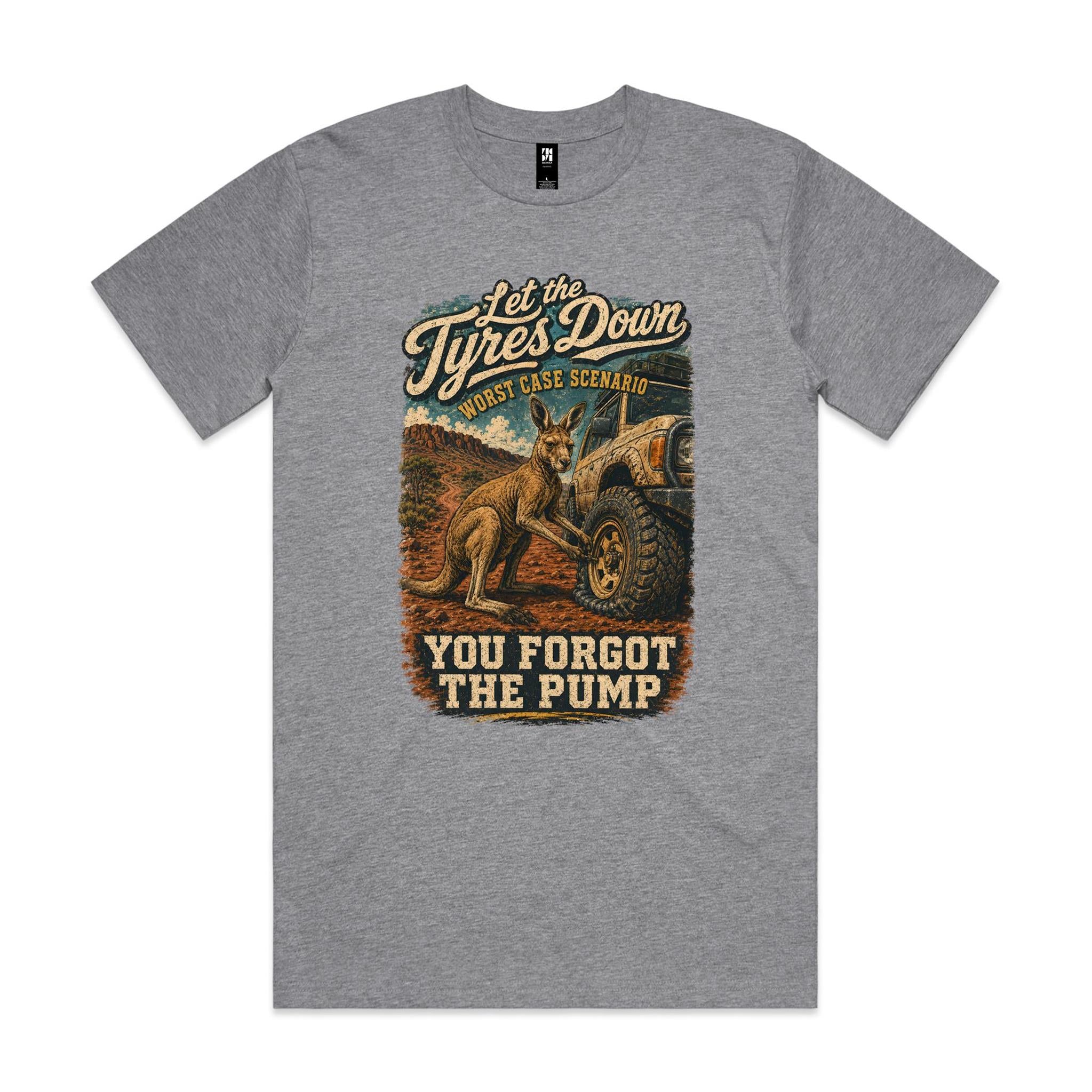 Let the Tyres Down — You Forgot the Pump | Kangaroo 4WD Tee