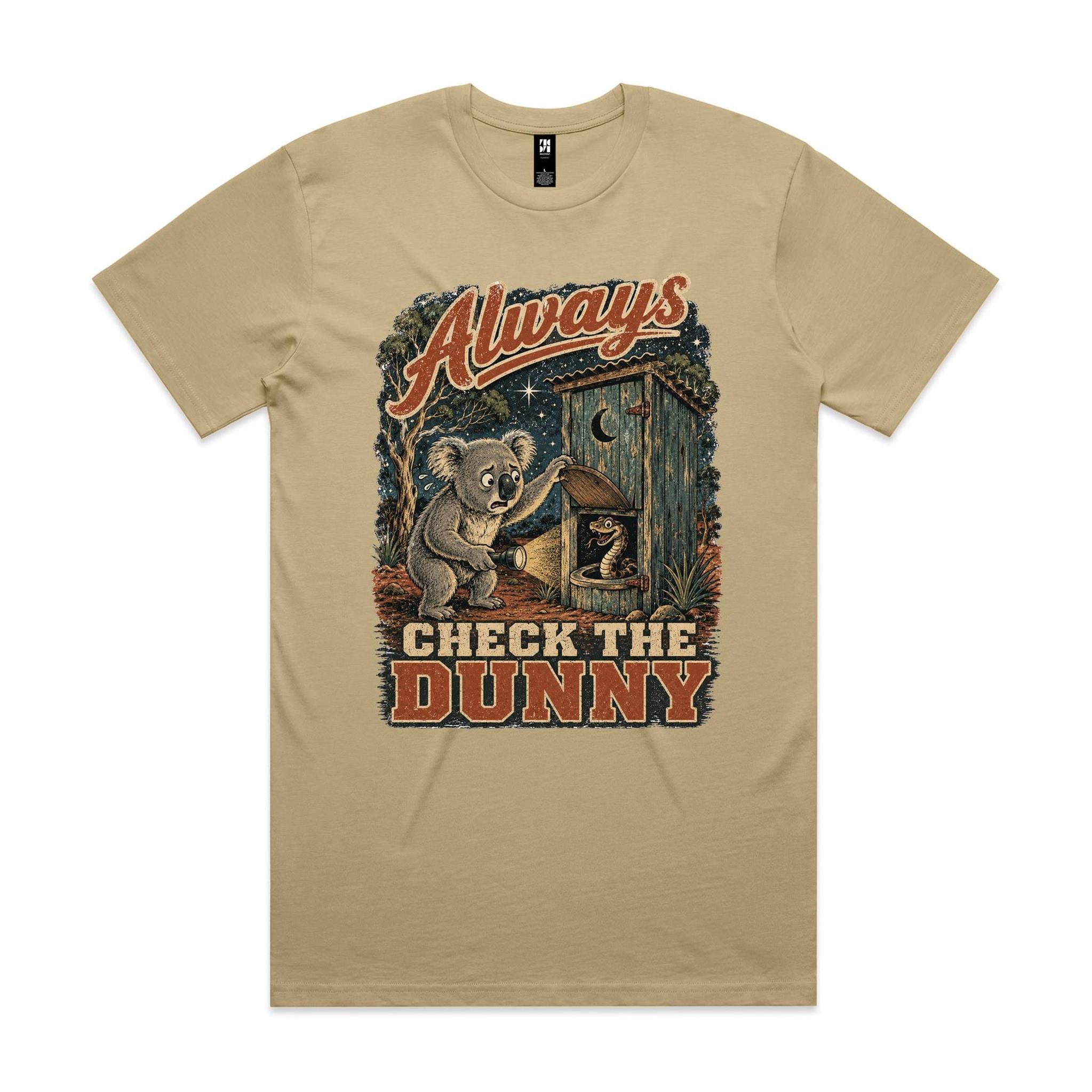 Always Check the Dunny — Koala Snake Tee
