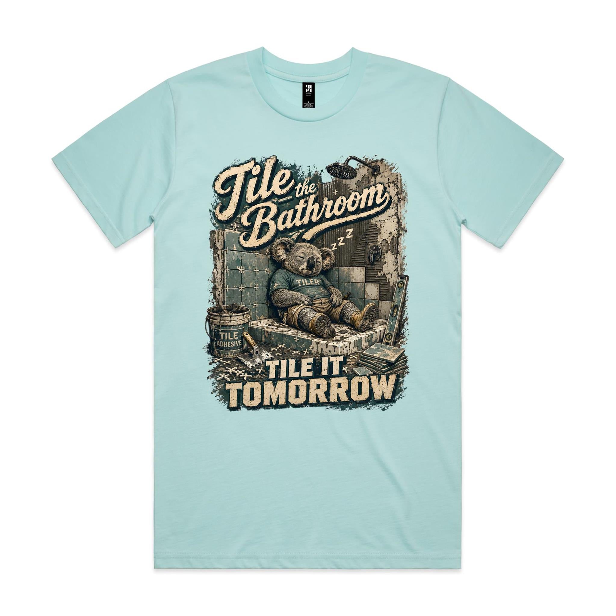 Tile the Bathroom — Tile It Tomorrow | Koala Tiler Tee