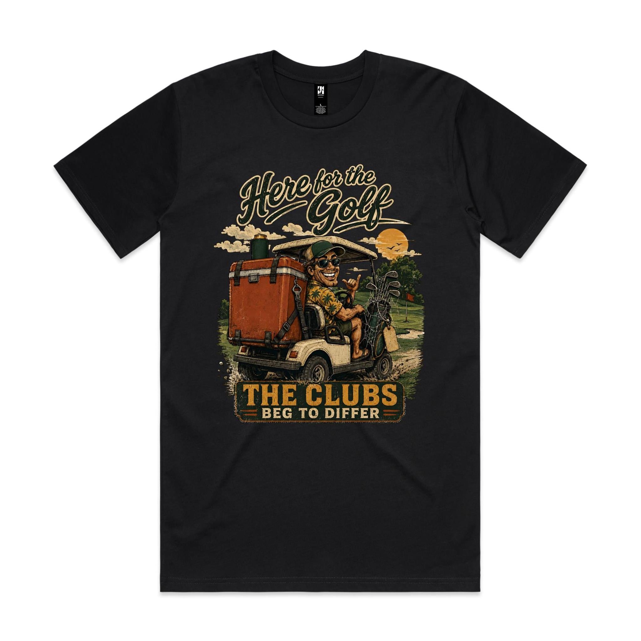 Here for the Golf | Golfer Tee