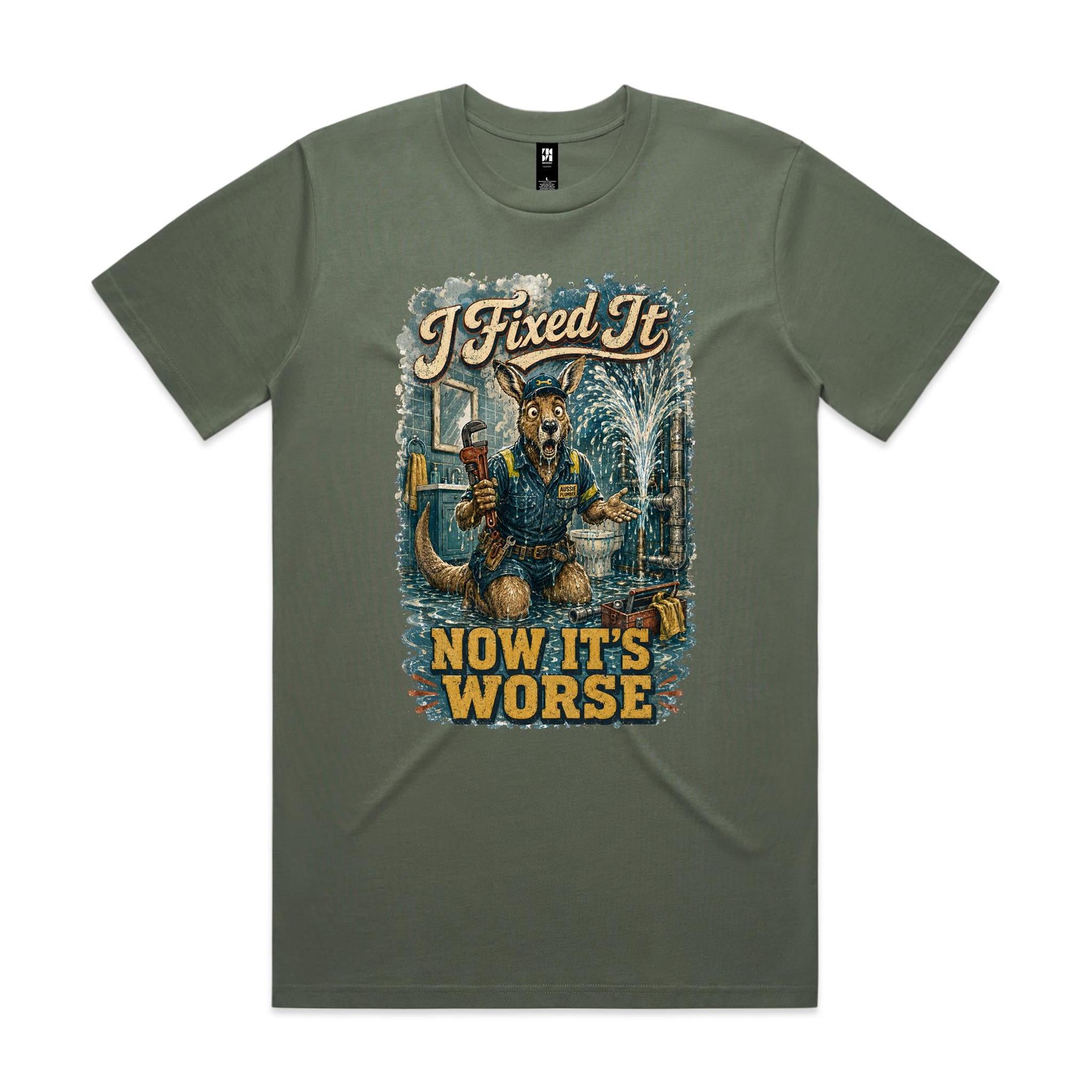 I Fixed It — Now It's Worse | Kangaroo Plumber Tee