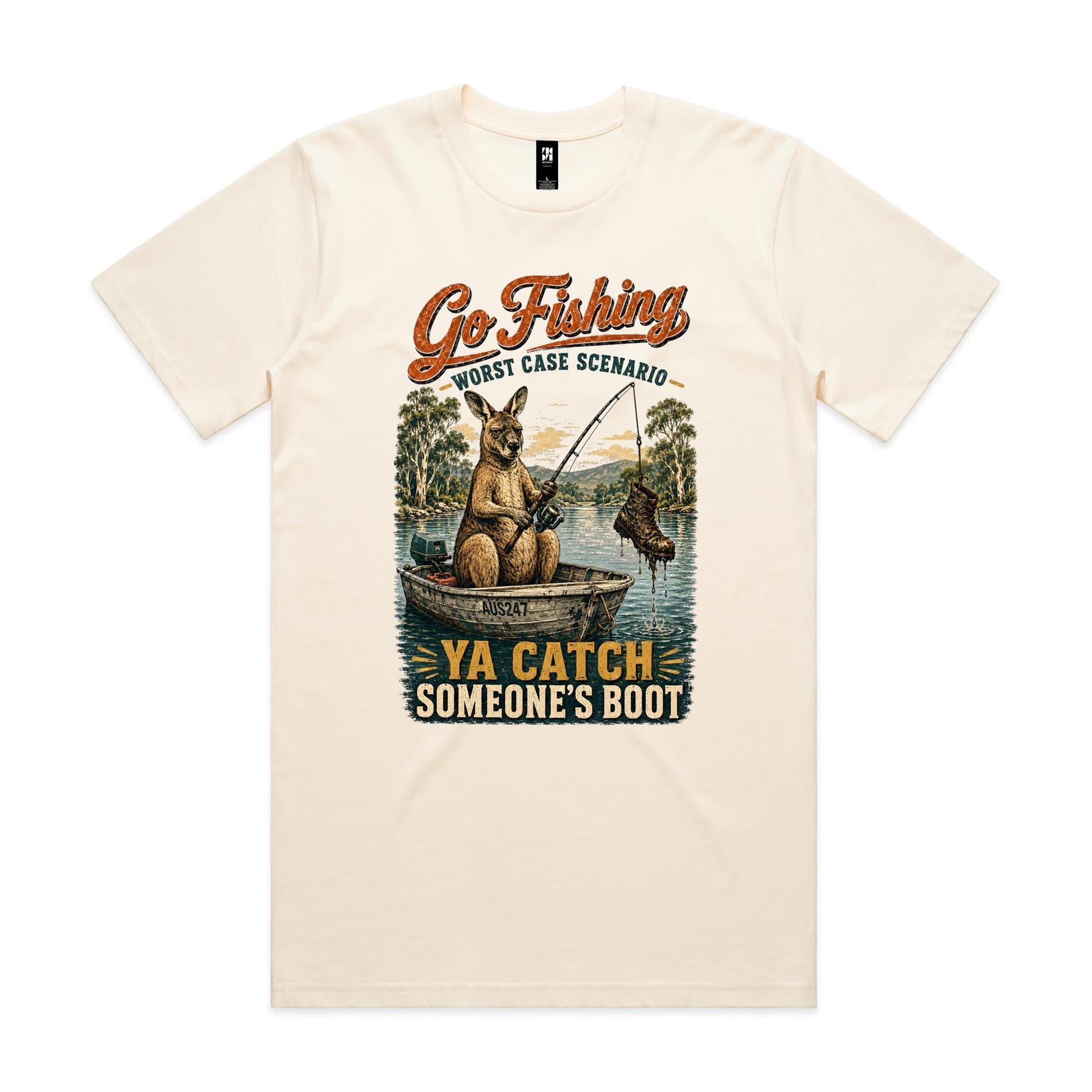 Ya Catch Someone's Boot | Kangaroo Fishing Tee