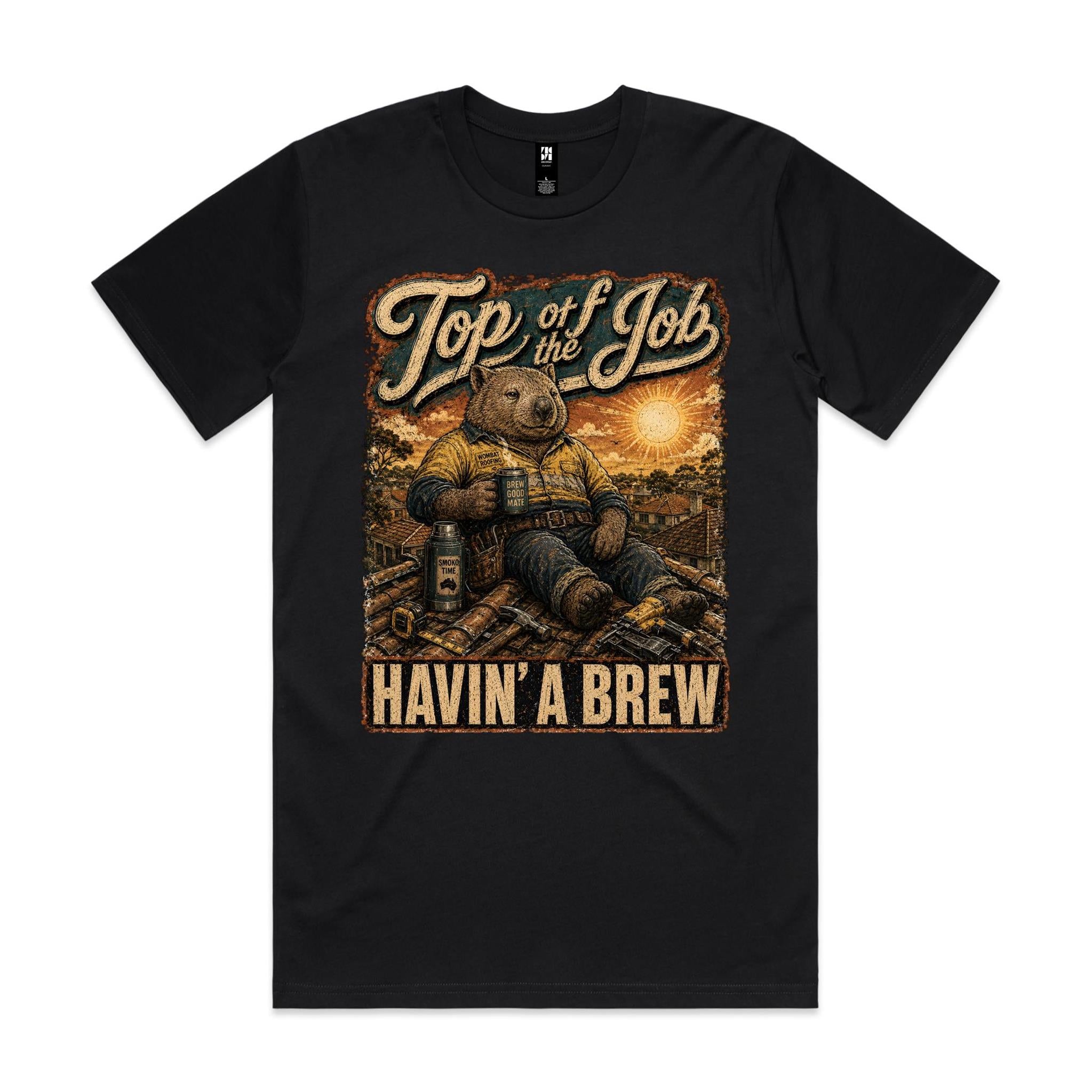 Top of the Job | Wombat Roofer Tee