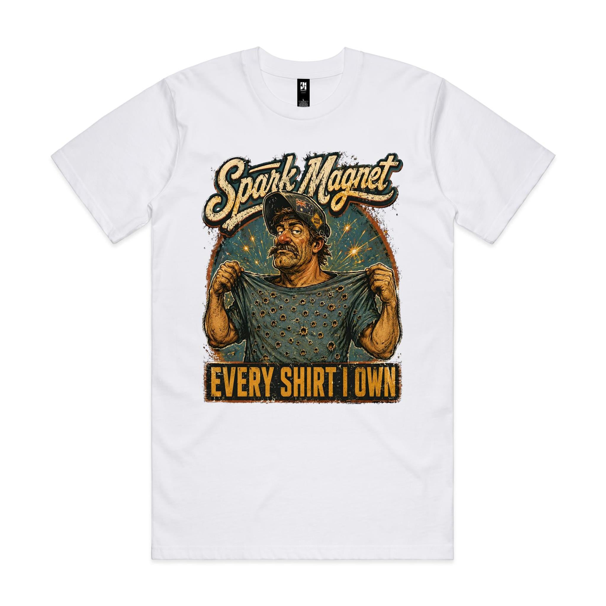 Spark Magnet | Welder Tee