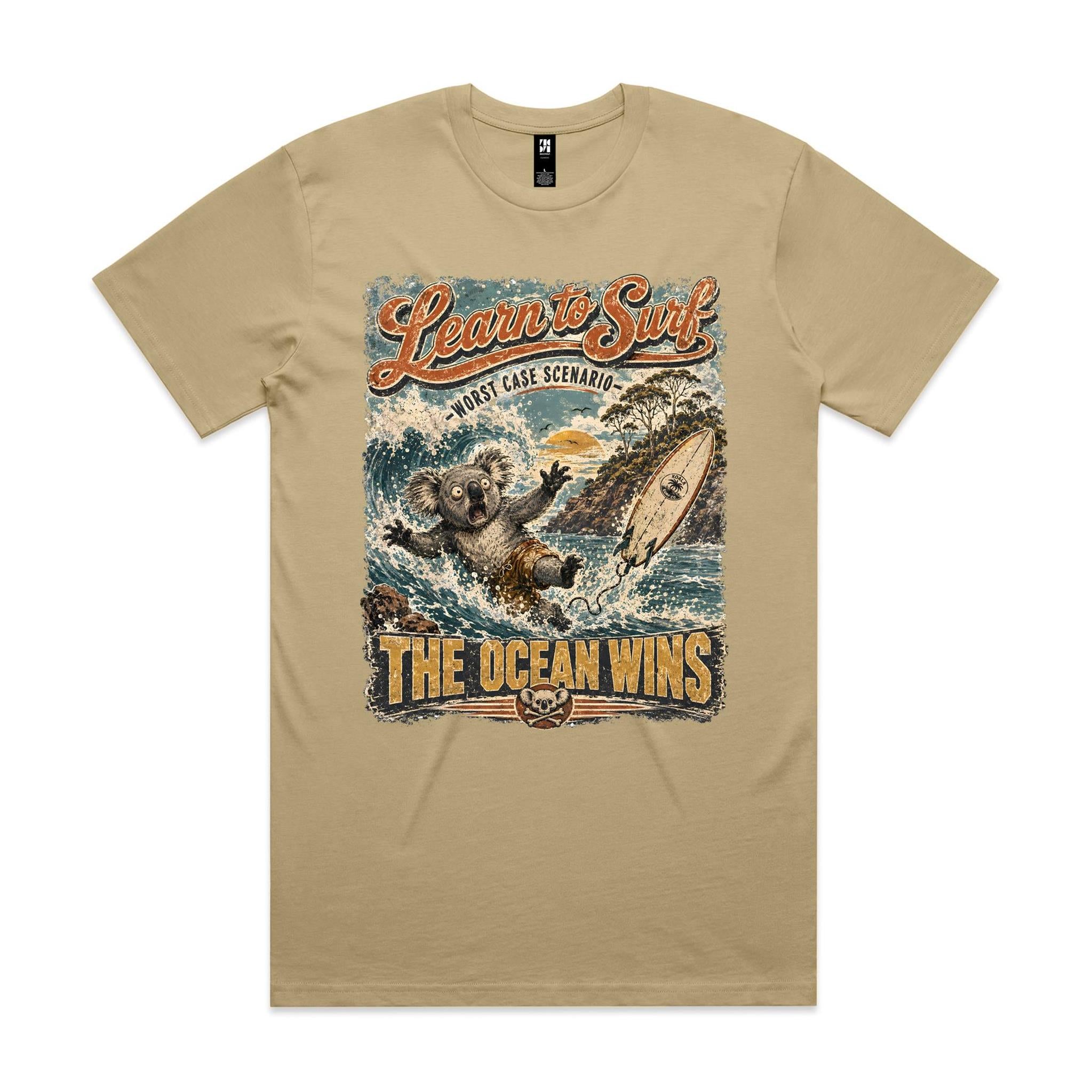 Learn to Surf — The Ocean Wins | Koala Surf Tee