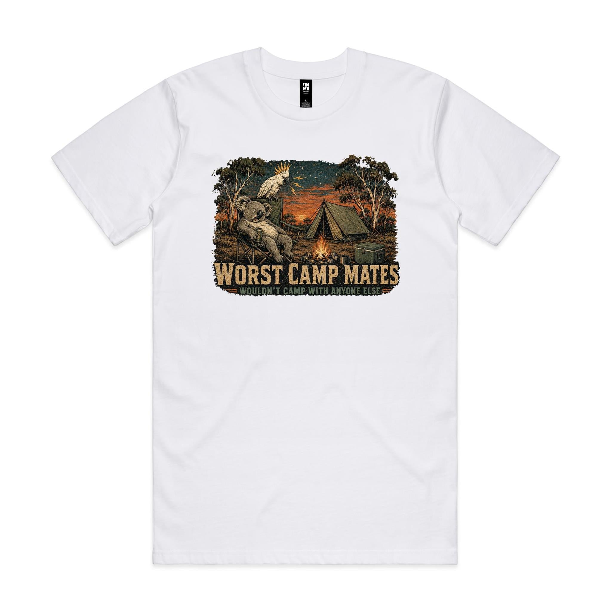 Worst Camp Mates — Wouldn't Camp With Anyone Else | Koala Cockatoo Tee