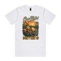 Gone Fishin' Don't Wait Up — Kangaroo Boat Tee